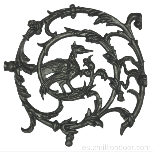 Accesorios ornamentales de hierro fundido